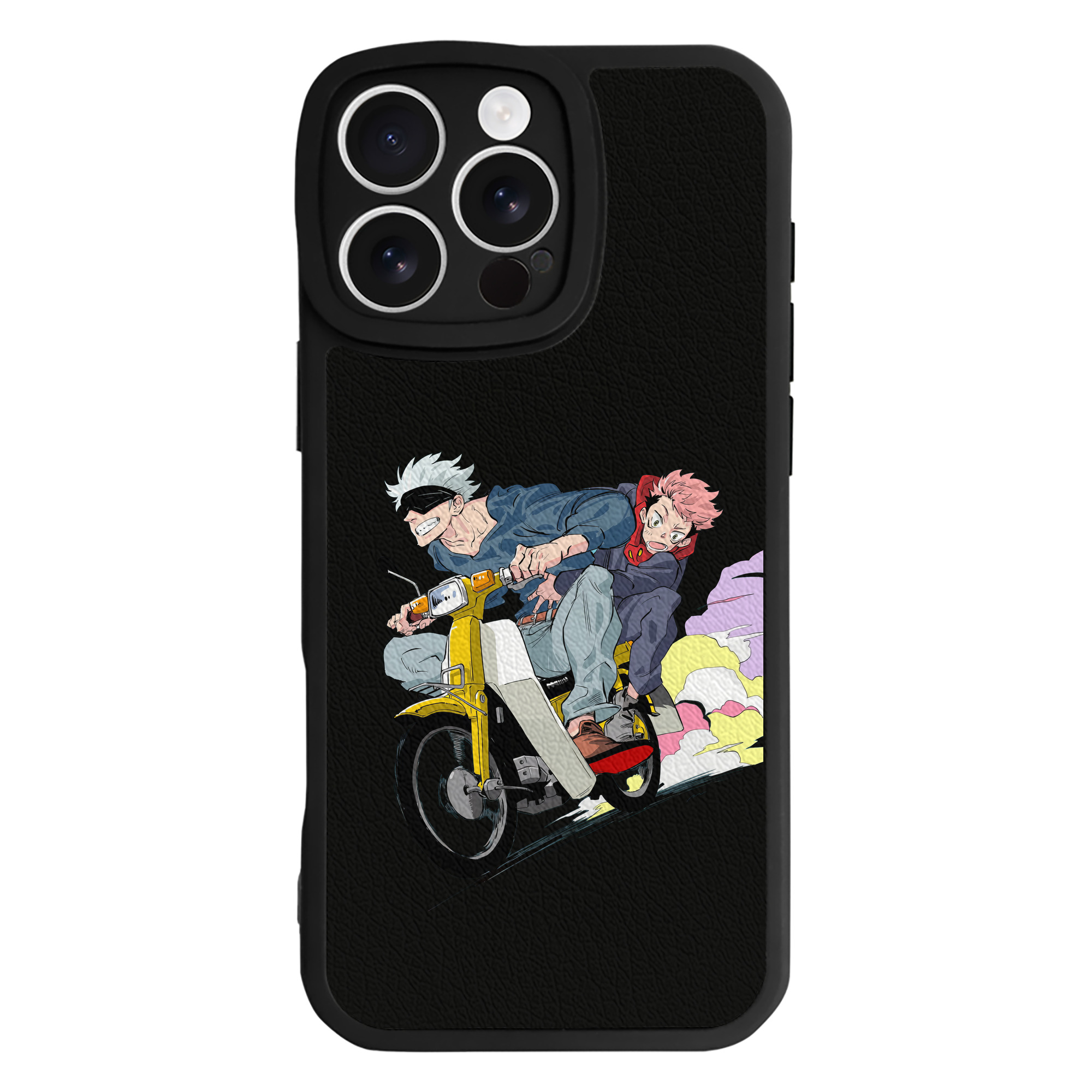 （画像用） 呪術廻戦 Jujutsu Kaisen 【iPhone 16シリーズ対応】シリコンスマホケース（レザー調） 材質：シリコン
